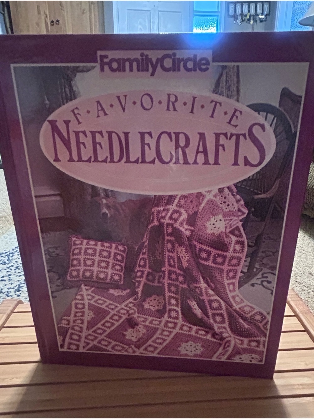 Family Circle Favorite Needlecrafts Crochet Pattern Book - Purple